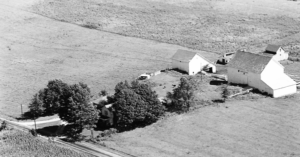 Vintage Aerial photo from 1968 in Kosciusko County, IN
