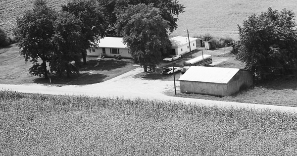 Vintage Aerial photo from 1974 in Vermillion County, IN