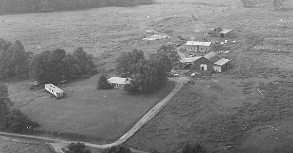 Vintage Aerial photo from 1979 in Adair County, KY