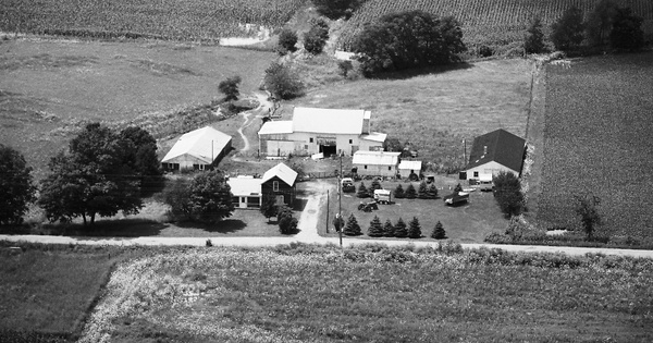 Vintage Aerial photo from 1984 in St. Joseph County, IN