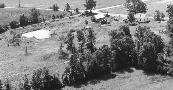 Vintage Aerial photo from 1986 in Scott County, IN