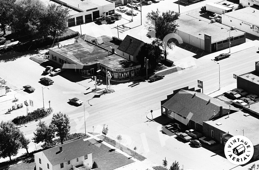 Vintage Aerial Iowa Sioux County 1970 79LSI3