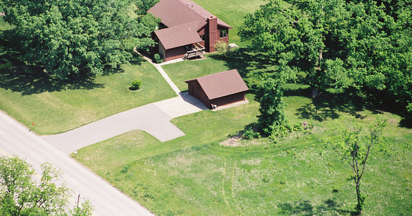 Vintage Aerial photo from 2000 in Polk County, IA
