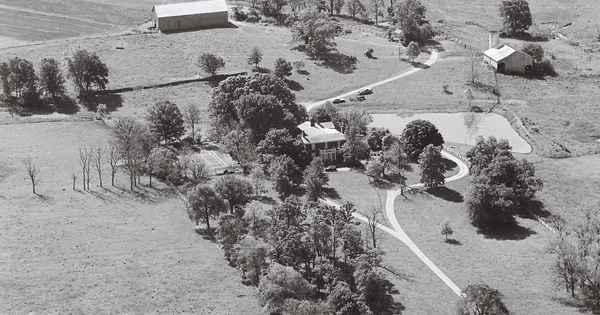 Vintage Aerial photo from 1979 in Woodford County, KY