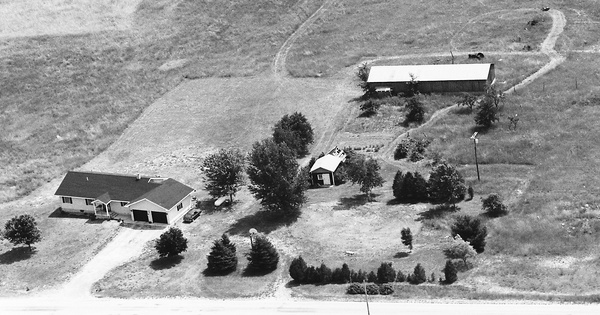 Vintage Aerial photo from 1989 in Manistee County, MI