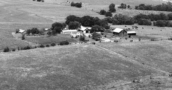Vintage Aerial photo from 1977 in Jefferson County, KS