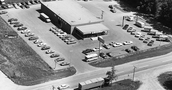 Vintage Aerial photo from 1970 in Kent County, MI