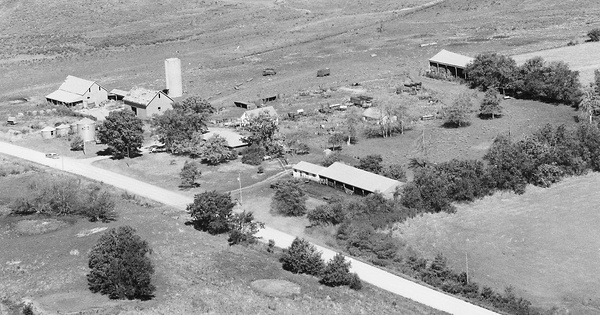 Vintage Aerial photo from 1978 in Franklin County, KS