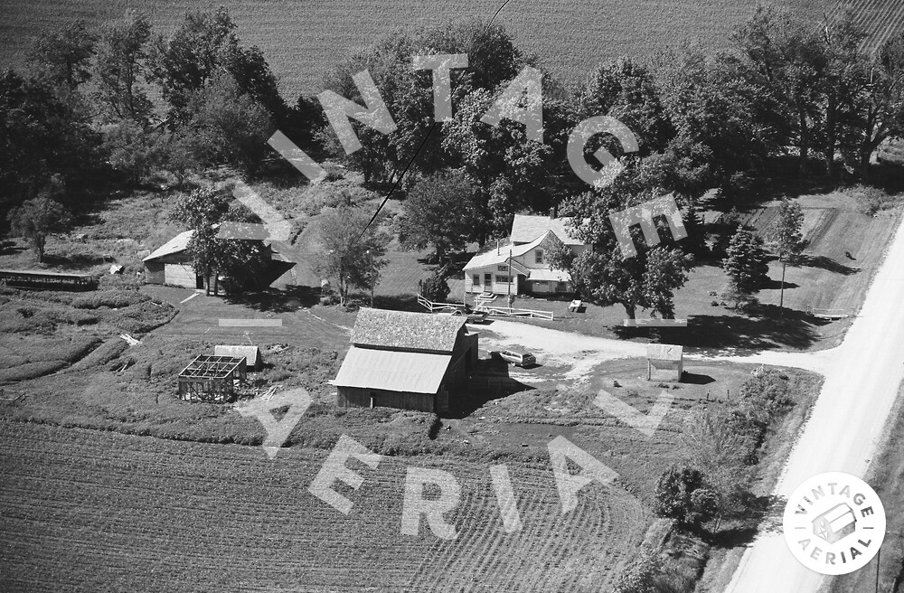 Vintage Aerial Iowa Adair County 1979 48GAD29
