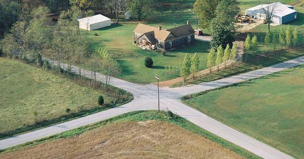 Vintage Aerial photo from 2004 in Henry County, TN