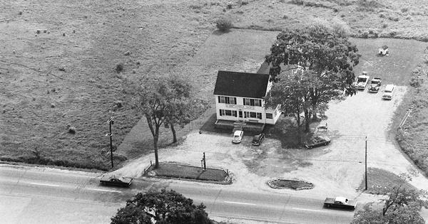 Vintage Aerial photo from 1969 in York County, ME