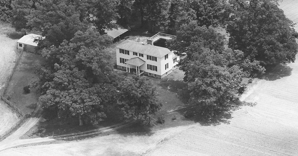 Vintage Aerial photo from 1983 in Nottoway County, VA