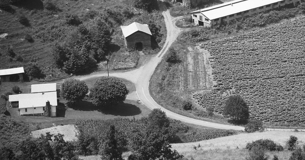 Vintage Aerial photo from 1991 in Buncombe County, NC
