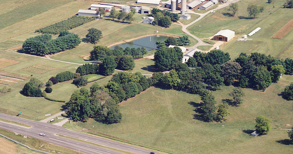 Vintage Aerial photo from 2000 in Maury County, TN