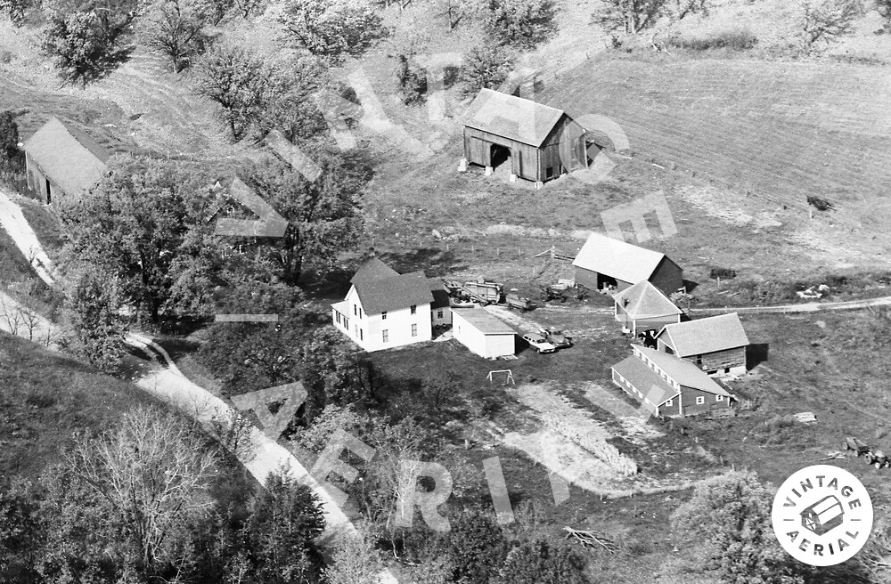 Vintage Aerial Wisconsin Dane County 1964 170CDA13