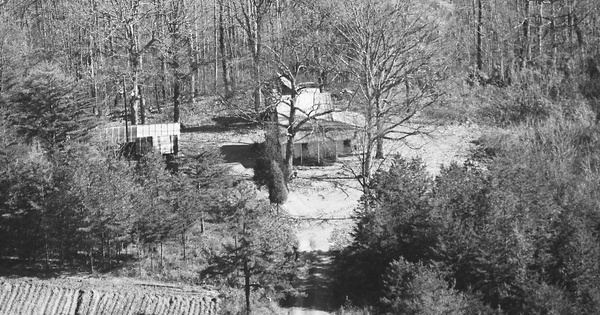 Vintage Aerial photo from 1985 in Pittsylvania County, VA