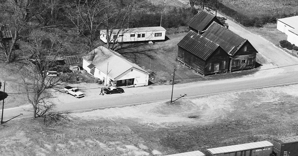 Vintage Aerial photo from 1984 in Hancock County, GA