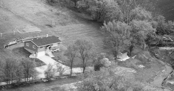 Vintage Aerial photo from 1980 in La Crosse County, WI
