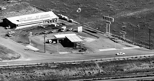 Vintage Aerial photo from 1967 in Riverside County, CA