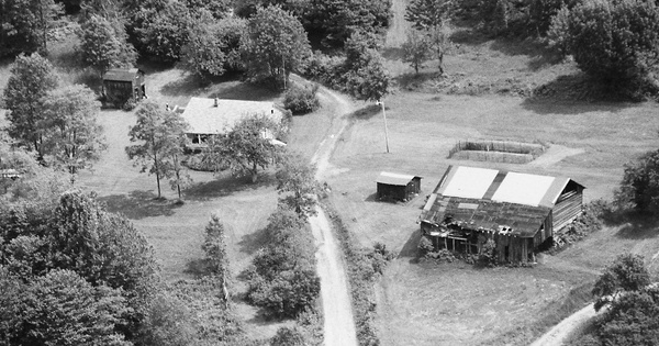 Vintage Aerial photo from 1993 in Clearfield County, PA