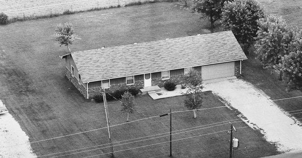 Vintage Aerial photo from 1982 in Clay County, IN