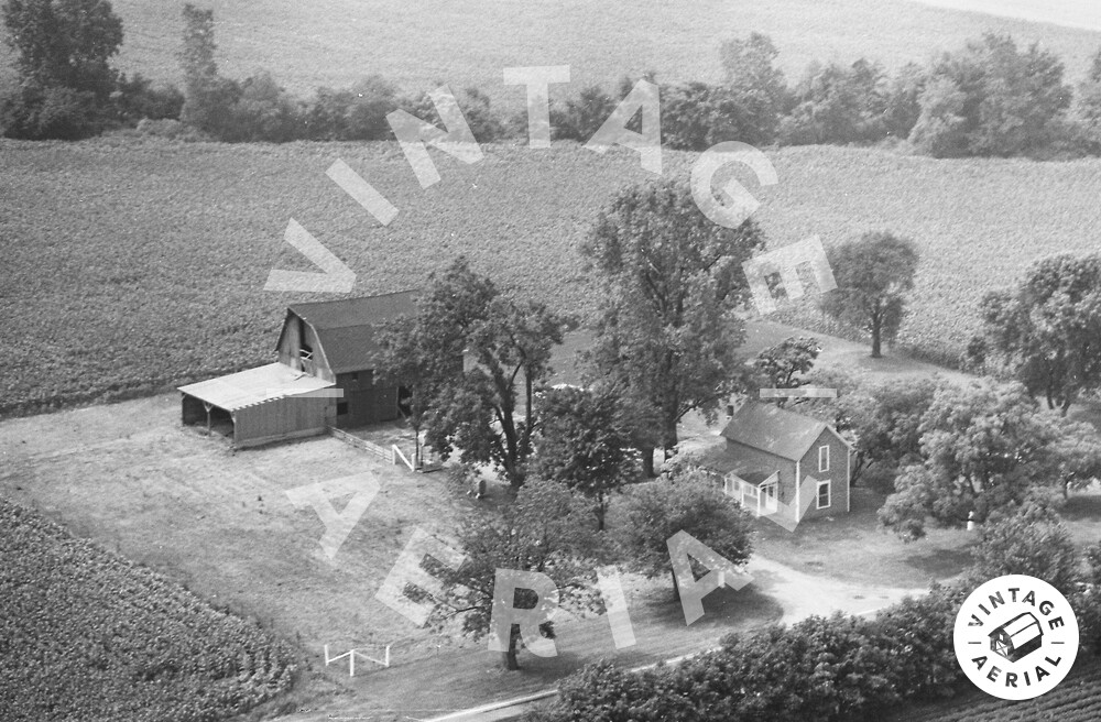 Vintage Aerial Indiana Cass County 1974 23FCS26
