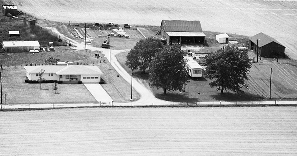 Vintage Aerial photo from 1976 in Decatur County, IN