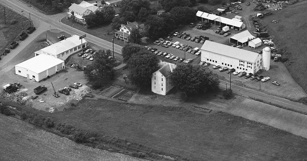 Vintage Aerial photo from 1982 in Northumberland County, PA