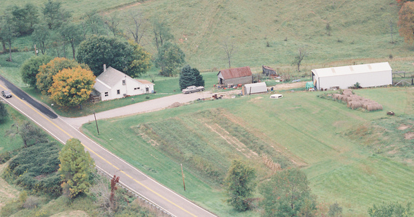 Vintage Aerial photo from 1994 in Morgan County, OH