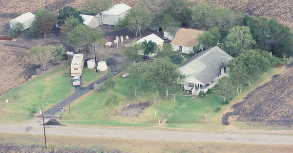 Vintage Aerial photo from 1992 in Nueces County, TX
