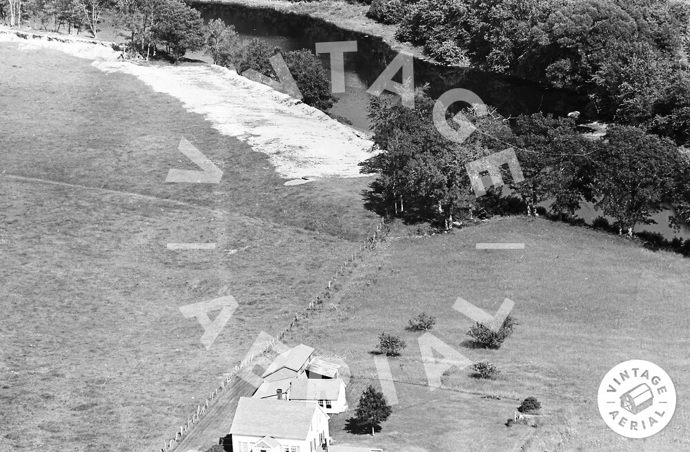 Vintage Aerial Maine Kennebec County 1964 113AKE13