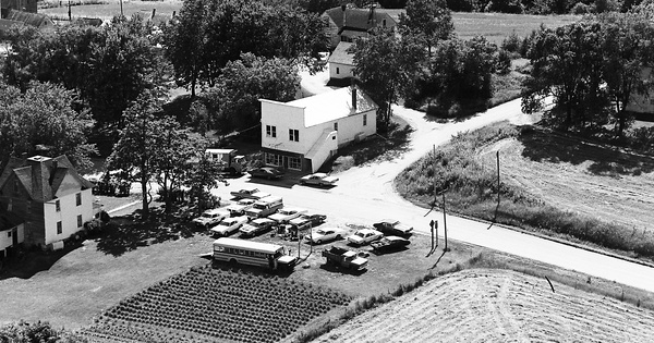 Vintage Aerial photo from 1974 in Crawford County, WI