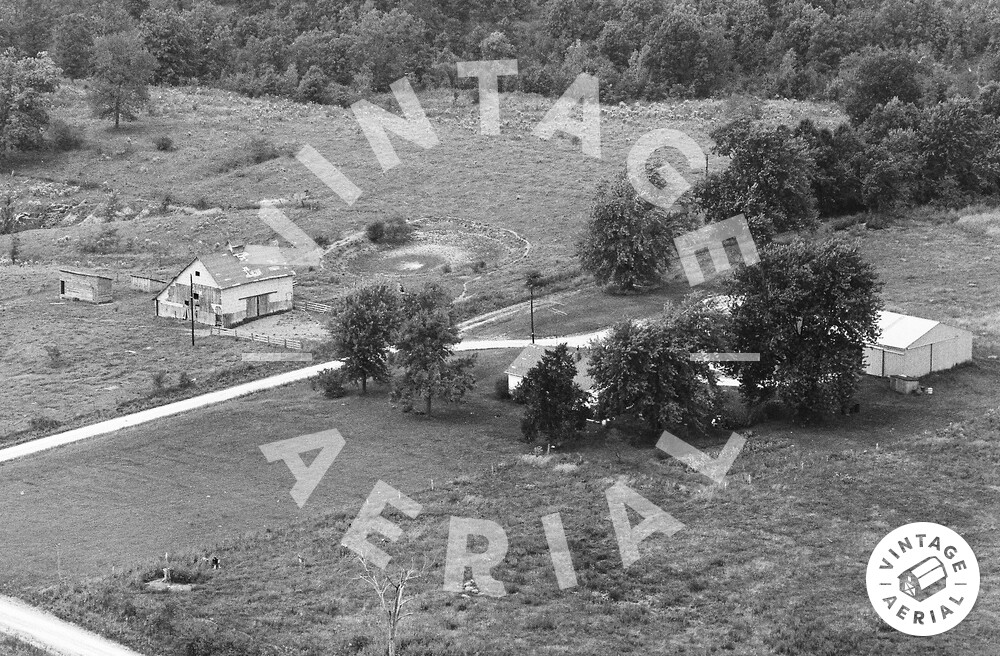 Vintage Aerial Missouri Adair County 1974 29GAD18