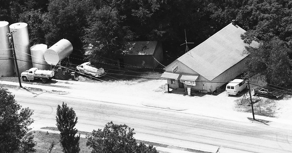 Vintage Aerial photo from 1990 in Spartanburg County, SC