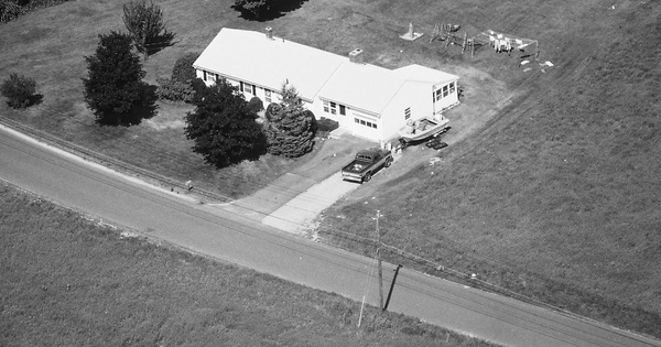 Vintage Aerial photo from 1987 in Hampshire County, MA