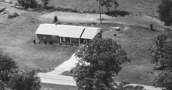 Vintage Aerial photo from 1994 in Appomattox County, VA