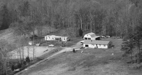 Vintage Aerial photo from 1995 in Gloucester County, VA