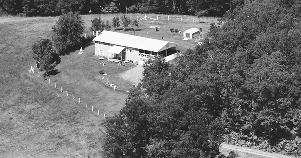 Vintage Aerial photo from 1990 in Hampshire County, WV