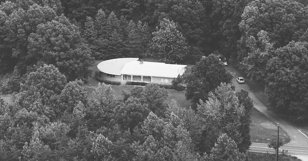Vintage Aerial photo from 1983 in Powhatan County, VA