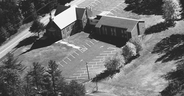 Vintage Aerial photo from 1990 in Burke County, NC
