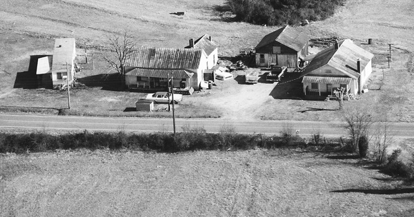 Vintage Aerial photo from 1986 in Davidson County, NC