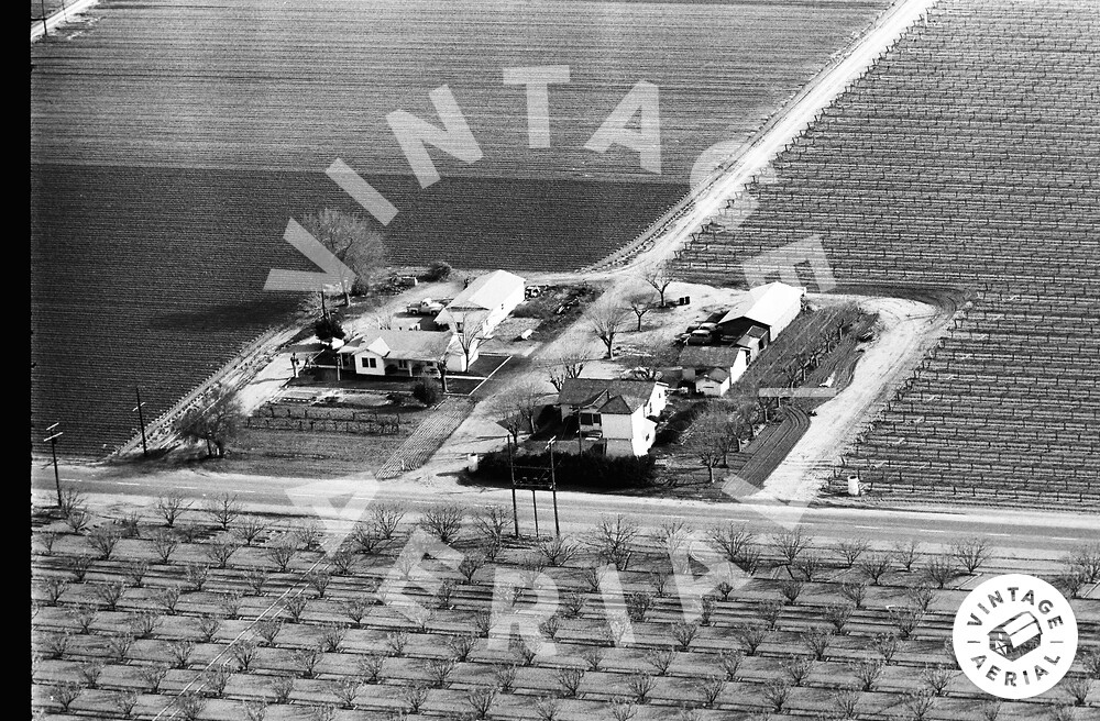 Vintage Aerial California Kern County 1965 3QKE27