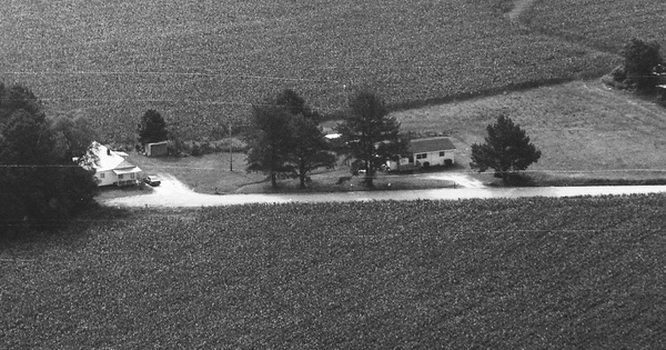 Vintage Aerial photo from 1993 in Pitt County, NC