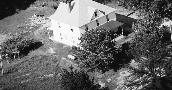 Vintage Aerial photo from 1983 in Taliaferro County, GA