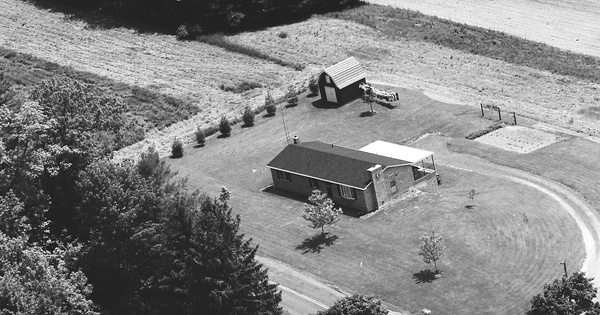 Vintage Aerial photo from 1980 in Adams County, PA