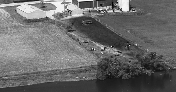 Vintage Aerial photo from 1977 in Jefferson County, WI