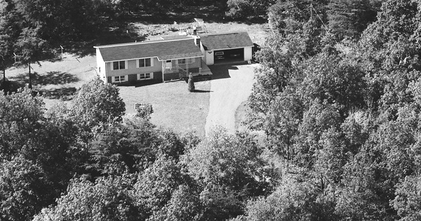 Vintage Aerial photo from 1987 in Morgan County, WV