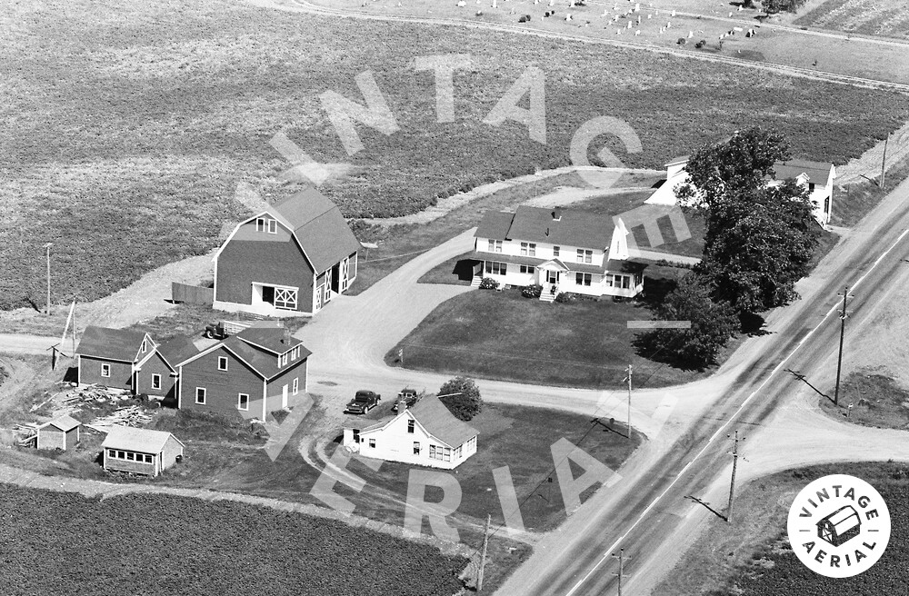 Vintage Aerial Maine Aroostook County 1964 8MAR22