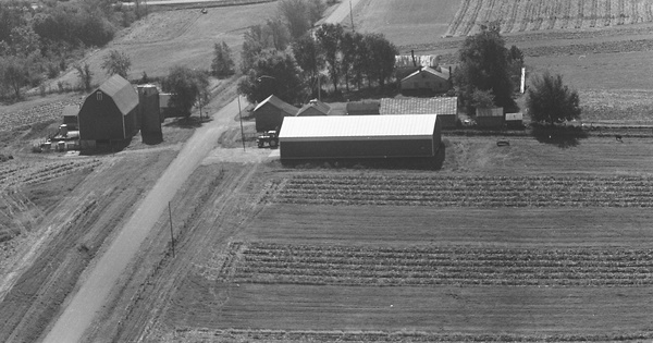 Vintage Aerial photo from 1980 in Sauk County, WI