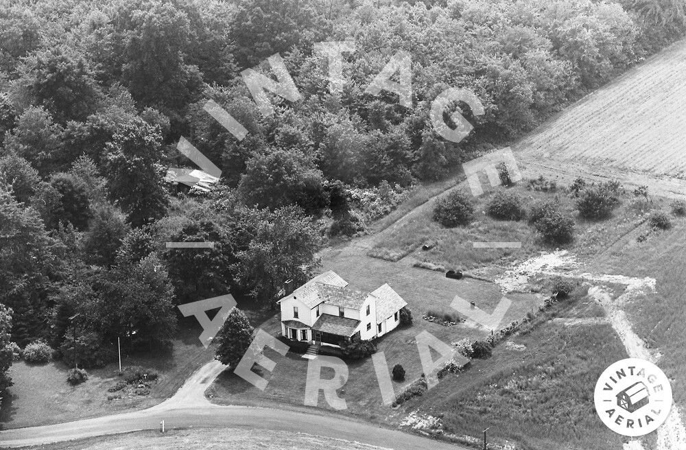 Vintage Aerial Pennsylvania Lawrence County 1967 19BLA7